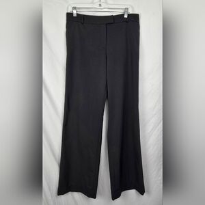 Dismero Italian Made Gray Wide Leg Designer Minimalist Trouser Pants sz 10